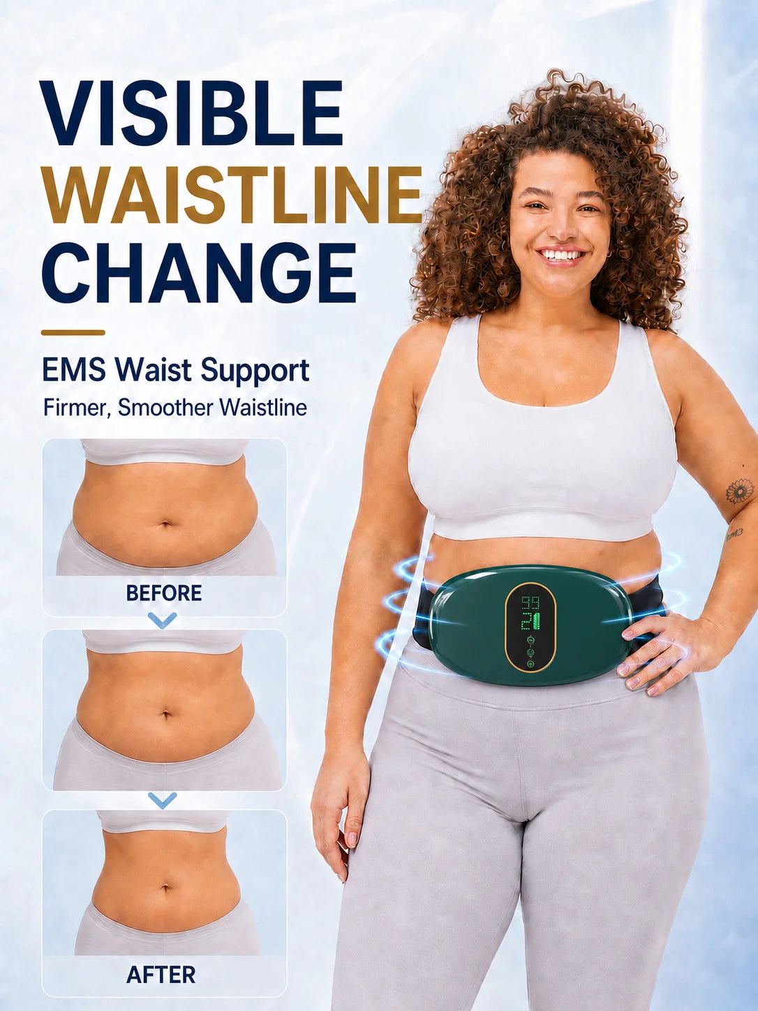 Electric Abdominal Fat Burner, Abdominal Massage Belt