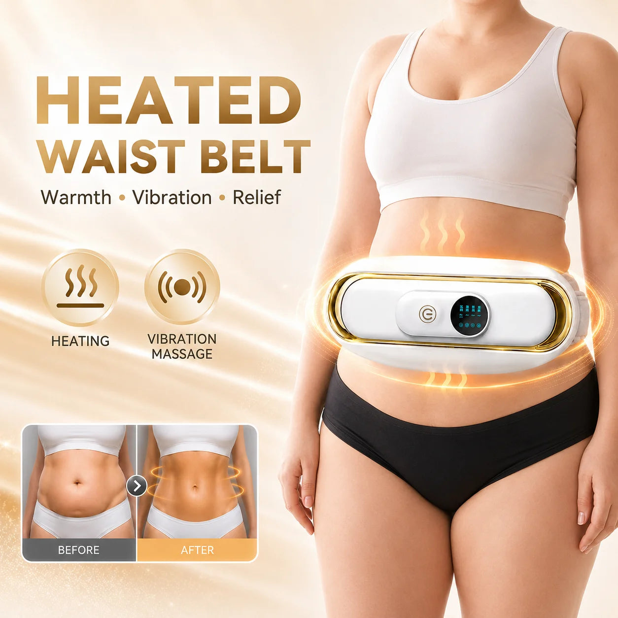 Electric Abdominal Fat Burner, Abdominal Massage Belt